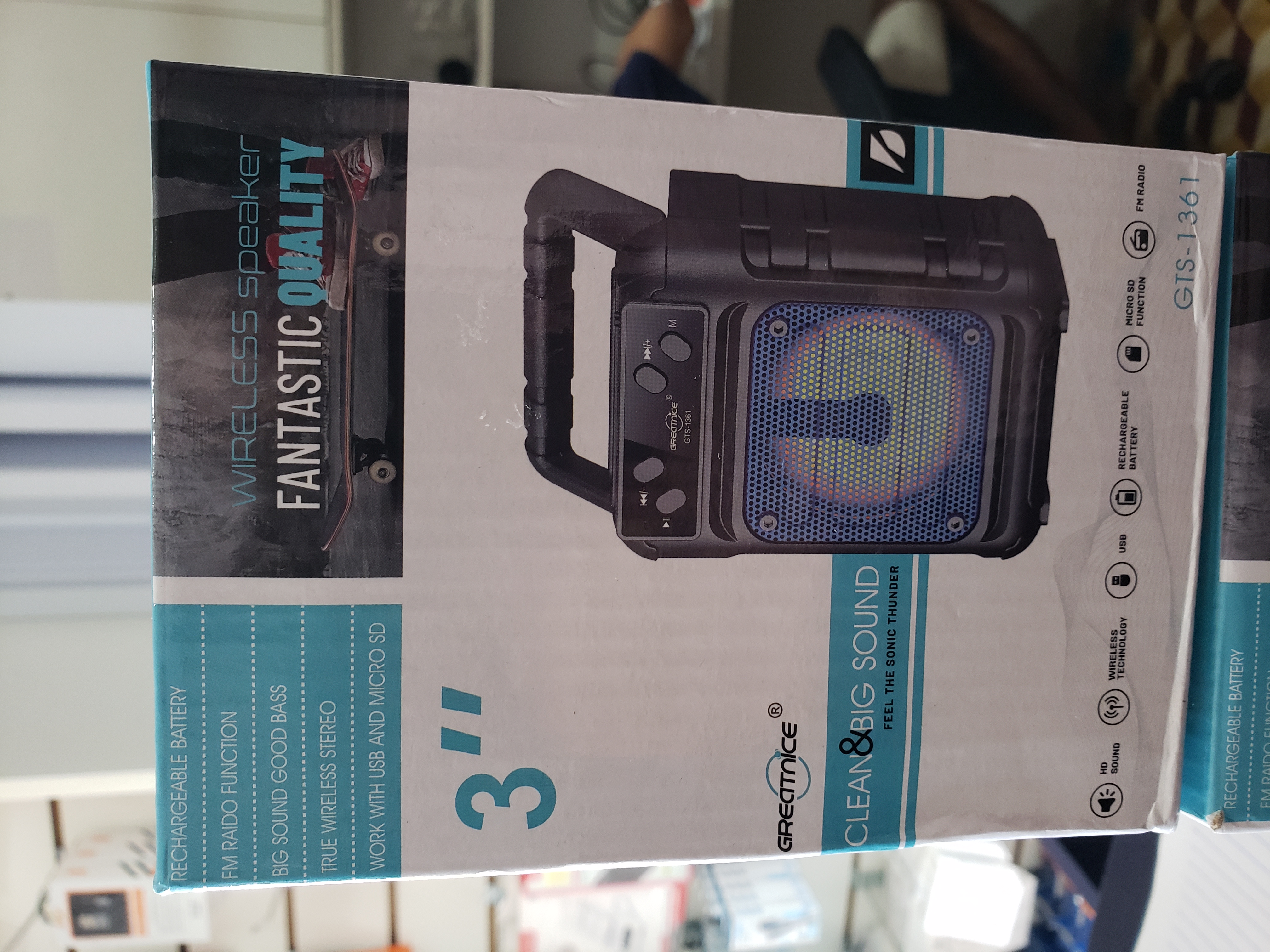 Caixa de som Clean&Big