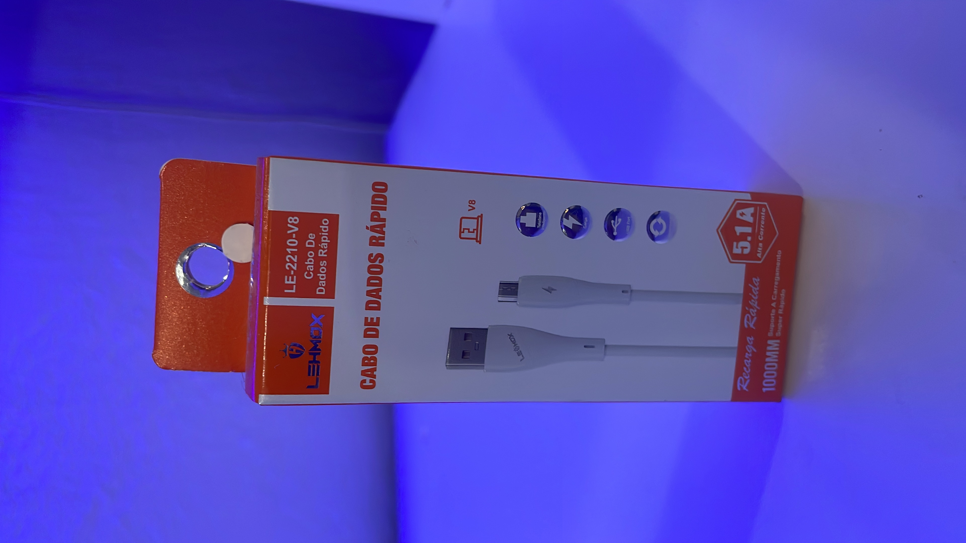 Cabo Micro USB LehmoX LE-2210-V8 5.1A