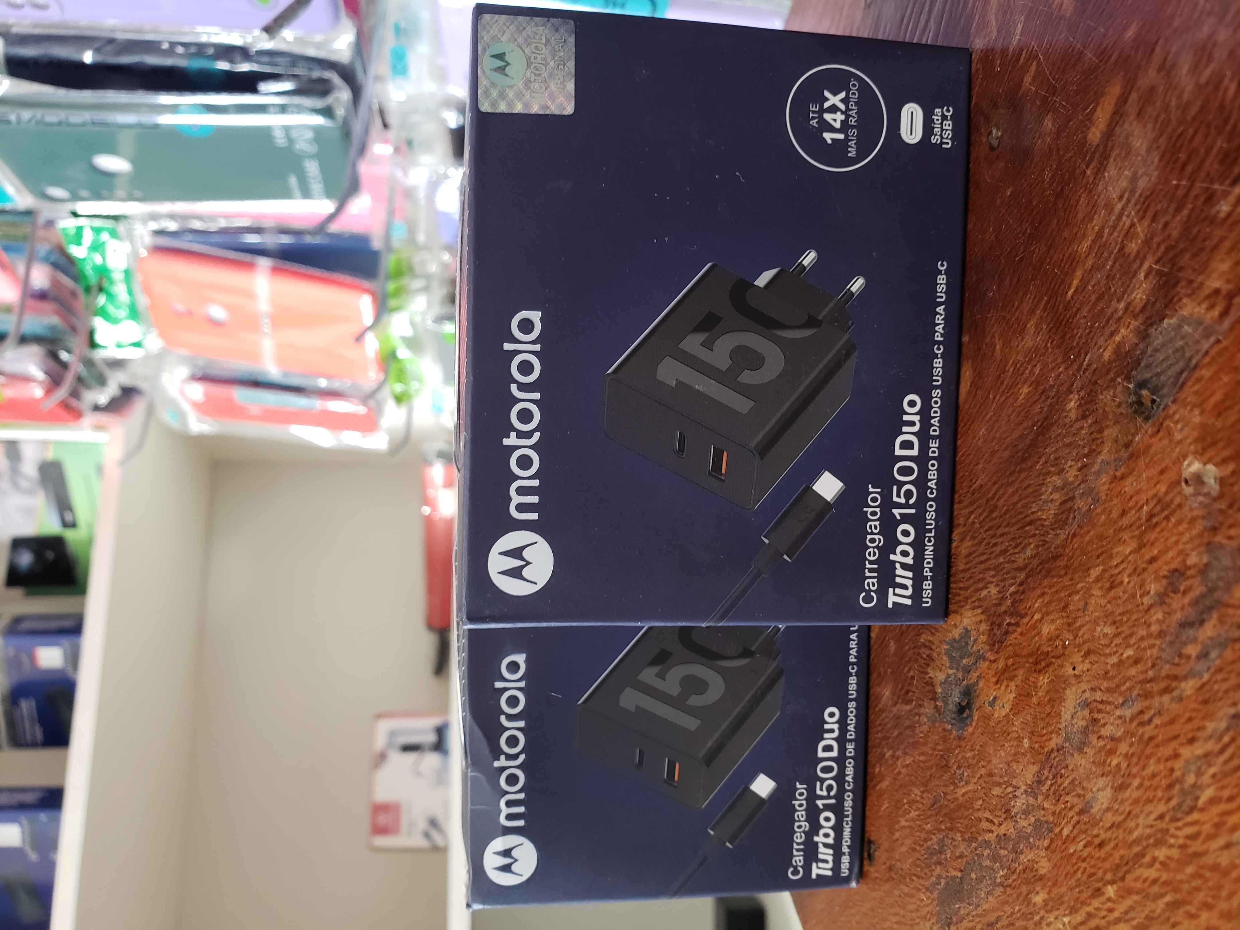 Carregador turbo 150w Motorola