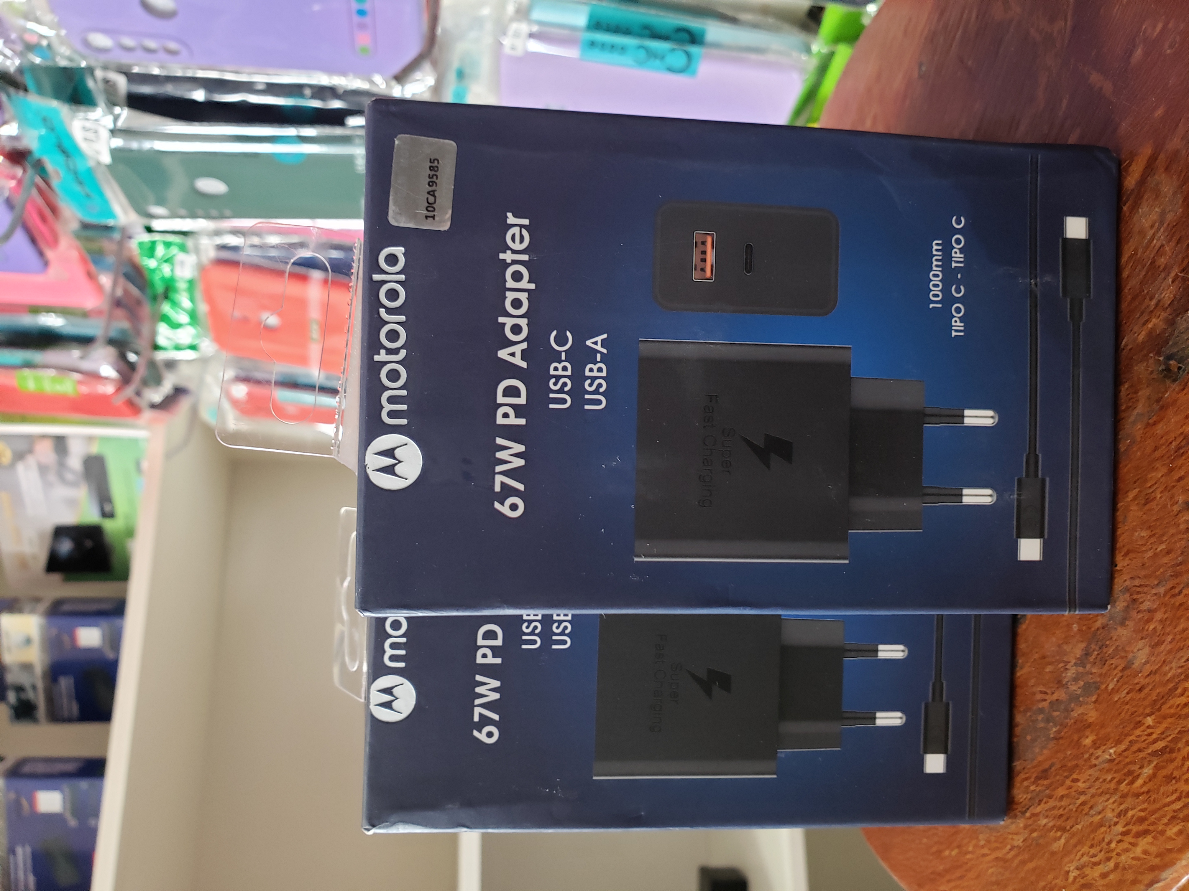 Carregador tipo-c 67w Moto