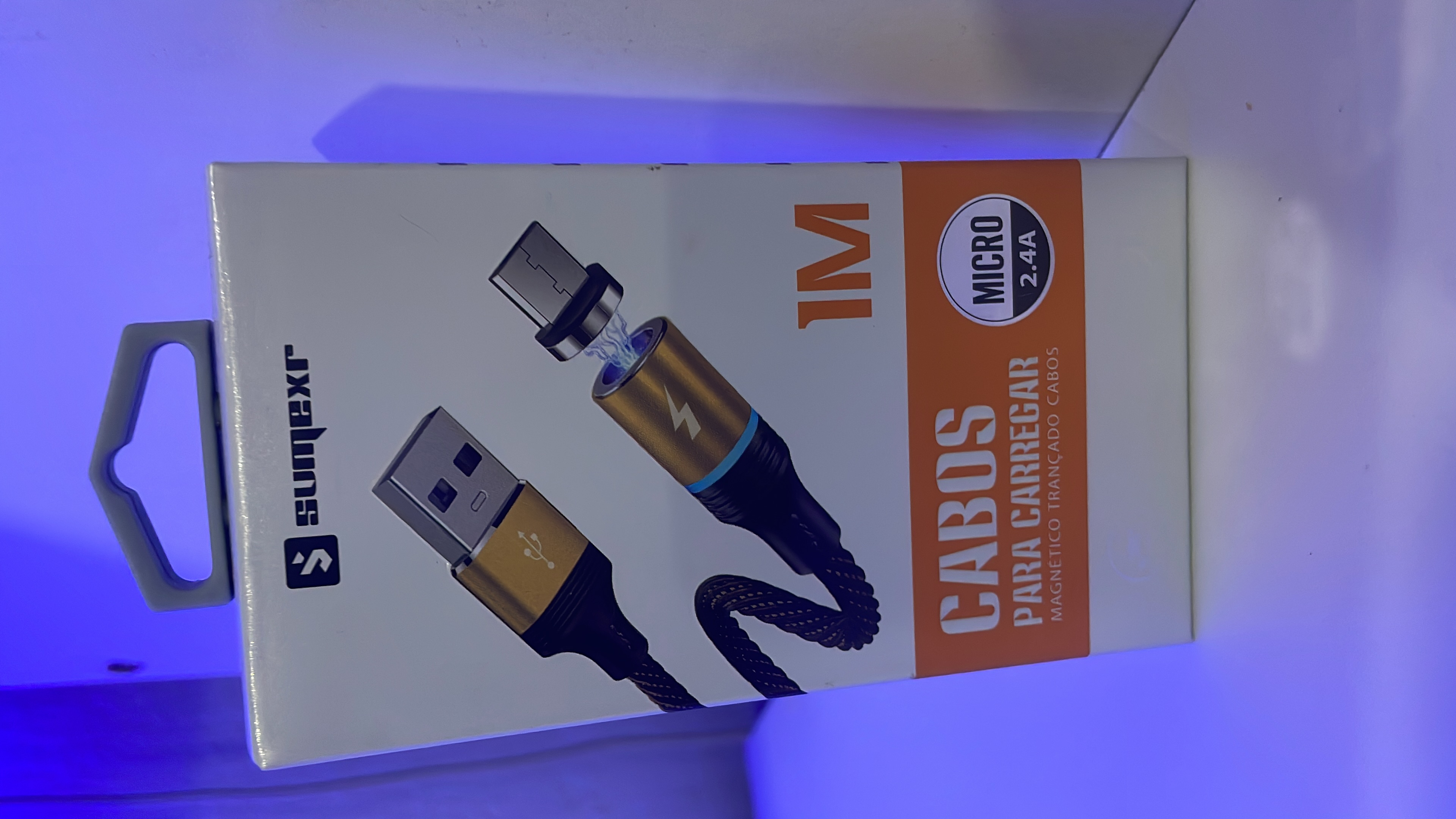 Cabo Magnético Micro USB Sumexr 1m 2.4A