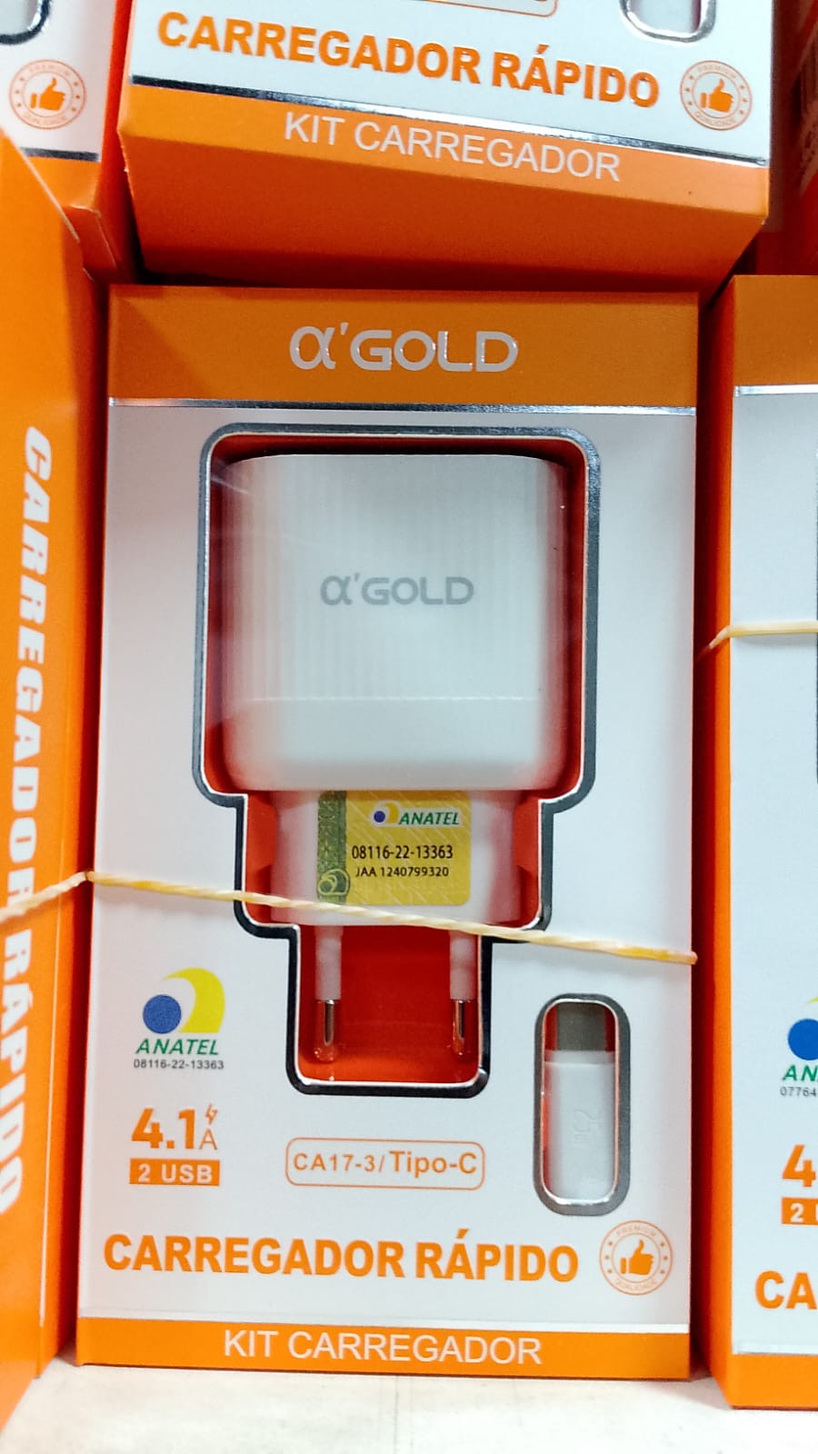 Carregador a’gold tipo c