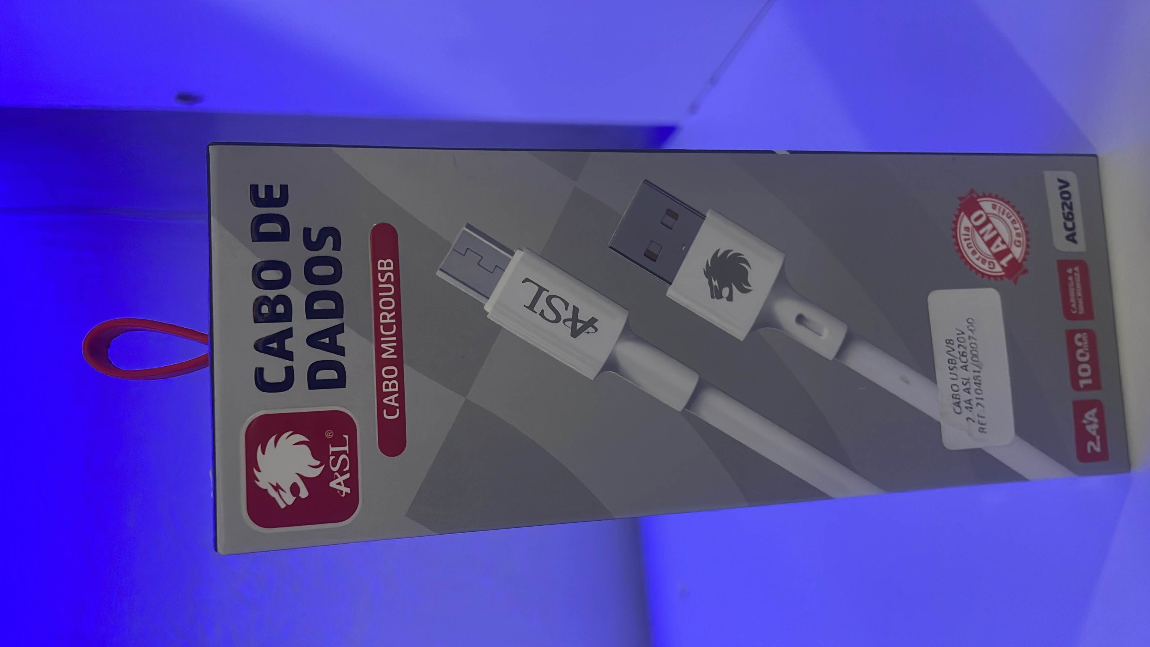 Cabo Micro USB ASL AC620V 2.4A