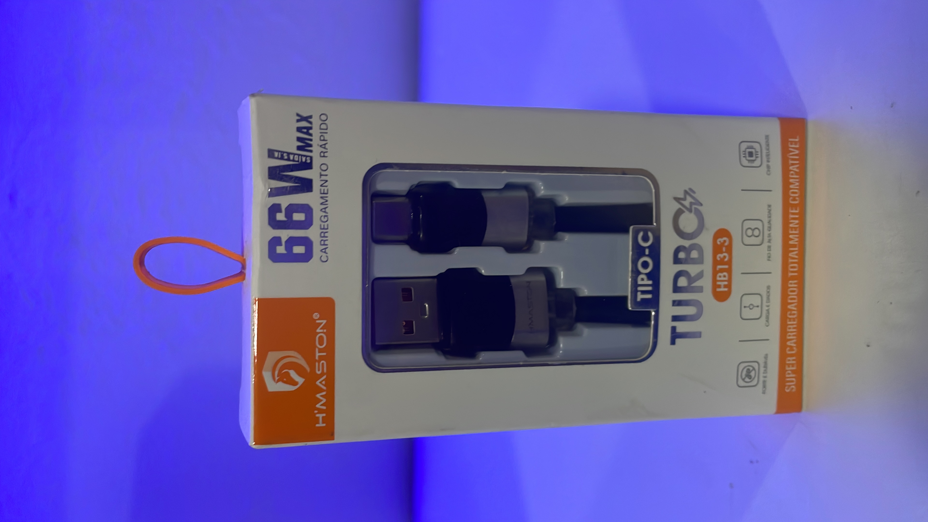 Cabo USB Tipo-C Turbo H’Maston HB13-3 66W
