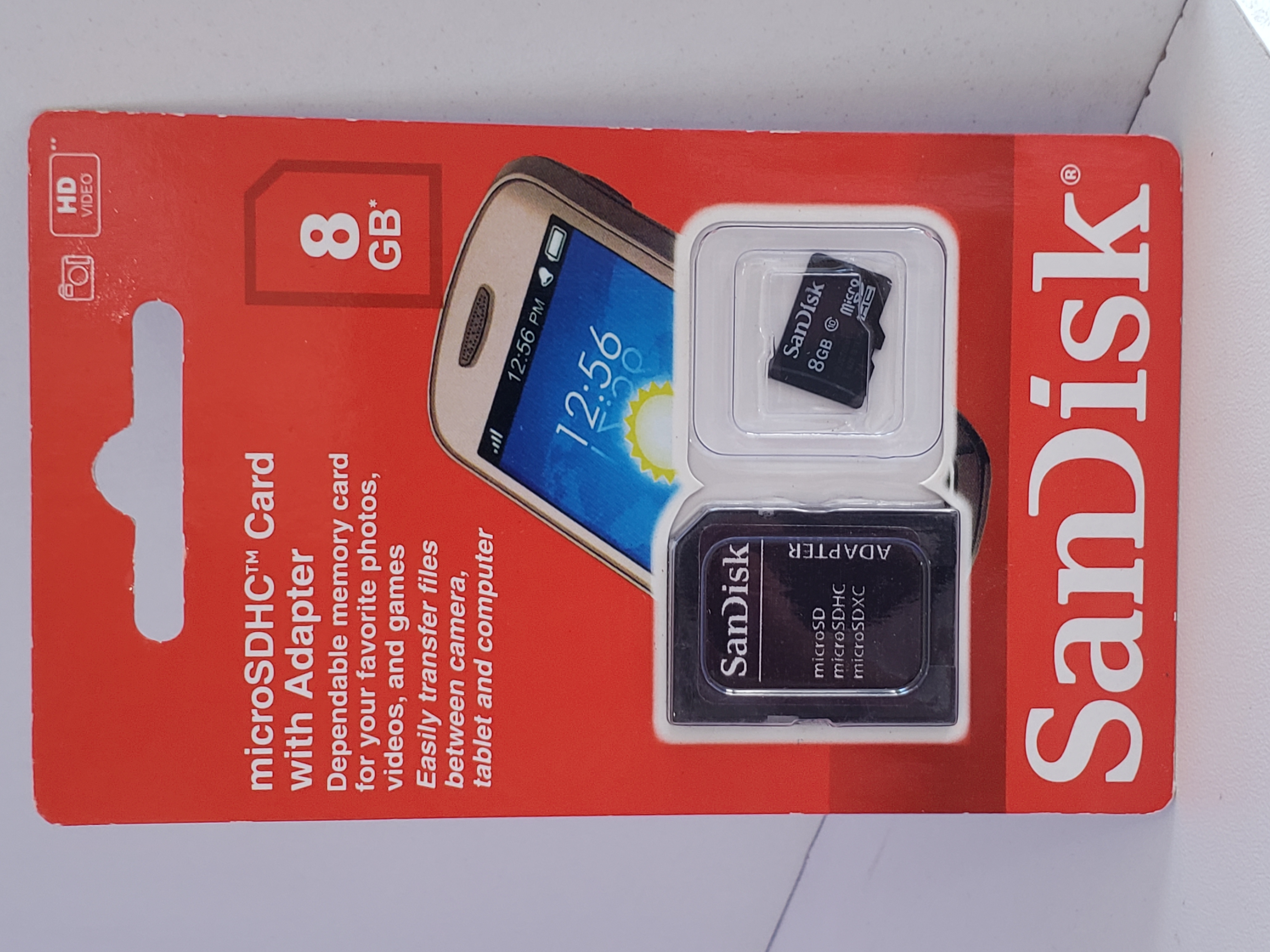 Cartão de memória 8GB SanDisk