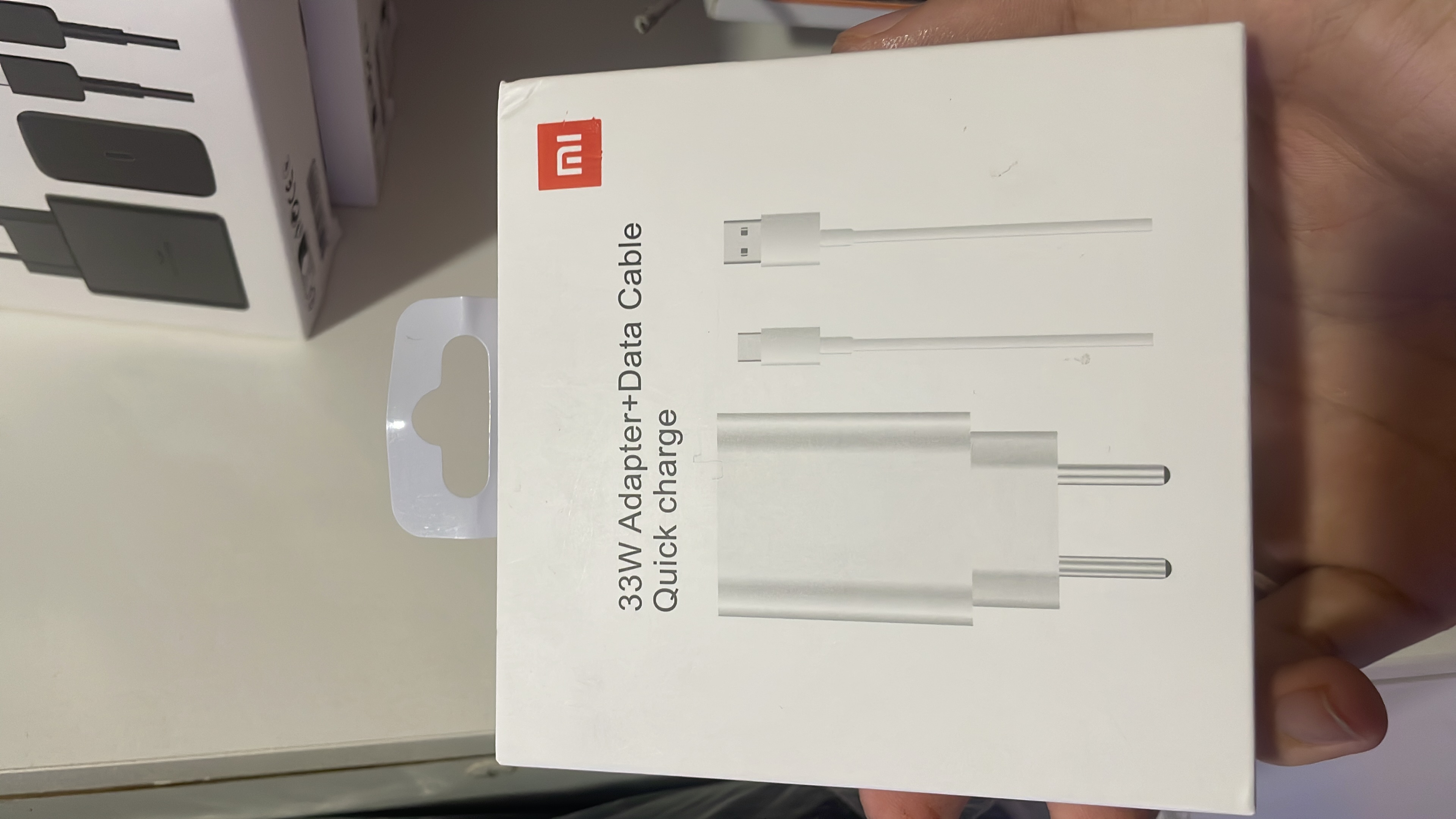 Carregador Turbo Xiaomi 33W + Cabo Tipo-C